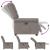Fotoliu rabatabil, gri taupe, material textil GartenMobel Dekor