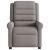 Fotoliu rabatabil, gri taupe, material textil GartenMobel Dekor