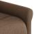 Fotoliu rabatabil, maro, material textil GartenMobel Dekor