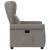 Fotoliu rabatabil, gri taupe, material textil GartenMobel Dekor