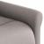 Fotoliu rabatabil, gri taupe, material textil GartenMobel Dekor