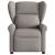 Fotoliu rabatabil, gri taupe, material textil GartenMobel Dekor
