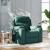 Fotoliu rabatabil, verde închis, material textil GartenMobel Dekor
