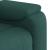 Fotoliu de masaj rabatabil, verde închis, material textil GartenMobel Dekor