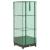 Strat înălțat cu husă de seră, aspect ratan, 40x40x123 cm GartenMobel Dekor