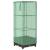 Strat înălțat cu husă de seră, aspect ratan, 40x40x123 cm GartenMobel Dekor