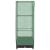 Strat înălțat cu husă de seră, aspect ratan, 40x40x123 cm GartenMobel Dekor