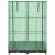 Strat înălțat cu husă de seră, aspect ratan, 80x40x123 cm GartenMobel Dekor