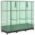 Strat înălțat cu husă de seră, aspect ratan, 120x40x123 cm GartenMobel Dekor