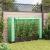 Strat înălțat cu husă de seră, aspect ratan, 160x40x123 cm GartenMobel Dekor