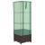 Strat înălțat cu husă de seră, aspect ratan, 40x40x139 cm GartenMobel Dekor