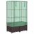 Strat înălțat cu husă de seră, aspect ratan, 80x40x138 cm GartenMobel Dekor