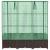 Strat înălțat cu husă de seră, aspect ratan, 120x40x138 cm GartenMobel Dekor