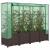 Strat înălțat cu husă de seră, aspect ratan, 160x40x138 cm GartenMobel Dekor
