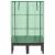 Strat înălțat cu husă de seră, aspect ratan, 80x40x140 cm GartenMobel Dekor