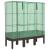 Strat înălțat cu husă de seră, aspect ratan, 120x40x140 cm GartenMobel Dekor