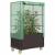 Strat înălțat cu husă și roți, aspect ratan, 80x50x182 cm GartenMobel Dekor