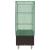 Strat înălțat cu husă și roți, aspect ratan, 80x50x182 cm GartenMobel Dekor