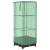 Strat înălțat cu husă de seră, aspect ratan, 40x40x123 cm GartenMobel Dekor