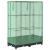 Strat înălțat cu husă de seră, aspect ratan, 80x40x123 cm GartenMobel Dekor