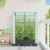 Strat înălțat cu husă de seră, aspect ratan, 80x40x123 cm GartenMobel Dekor