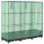 Pat de flori înălțat cu prelată de seră, aspect ratan, 120x40x123 cm GartenMobel Dekor