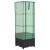 Strat înălțat cu husă de seră, aspect ratan, 40x40x139 cm GartenMobel Dekor