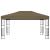 Pavilion, gri taupe, 3 x 4 m, material textil GartenMobel Dekor