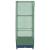 Strat înălțat cu husă de seră, aspect ratan, 40x40x123 cm GartenMobel Dekor