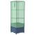 Strat înălțat cu husă de seră, aspect ratan, 40x40x139 cm GartenMobel Dekor