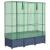 Strat înălțat cu husă de seră, aspect ratan, 120x40x138 cm GartenMobel Dekor