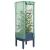 Strat înălțat cu husă de seră, aspect ratan, 40x40x140 cm GartenMobel Dekor
