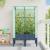 Strat înălțat cu husă de seră, aspect ratan, 80x40x140 cm GartenMobel Dekor