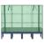 Strat înălțat cu husă de seră, aspect ratan, 160x40x140 cm GartenMobel Dekor