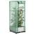 Strat înălțat cu husă de seră, aspect ratan, 40x40x123 cm GartenMobel Dekor