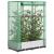 Strat înălțat cu husă de seră, aspect ratan, 80x40x123 cm GartenMobel Dekor