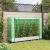 Strat înălțat cu husă de seră, aspect ratan, 160x40x123 cm GartenMobel Dekor