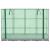 Strat înălțat cu husă de seră, aspect ratan, 160x40x123 cm GartenMobel Dekor