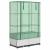 Strat înălțat cu husă de seră, aspect ratan, 80x40x138 cm GartenMobel Dekor