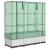 Strat înălțat cu husă de seră, aspect ratan, 120x40x138 cm GartenMobel Dekor