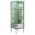 Strat înălțat cu husă de seră, aspect ratan, 40x40x140 cm GartenMobel Dekor