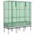 Strat înălțat cu husă de seră, aspect ratan, 120x40x140 cm GartenMobel Dekor