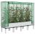 Strat înălțat cu husă de seră, aspect ratan, 160x40x140 cm GartenMobel Dekor