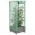 Strat înălțat cu husă de seră, aspect ratan, 40x40x123 cm GartenMobel Dekor