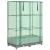 Strat înălțat cu husă de seră, aspect ratan, 80x40x123 cm GartenMobel Dekor