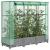 Strat înălțat cu husă de seră, aspect ratan, 120x40x123 cm GartenMobel Dekor
