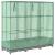 Strat înălțat cu husă de seră, aspect ratan, 120x40x123 cm GartenMobel Dekor