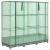 Strat înălțat cu husă de seră, aspect ratan, 120x40x123 cm GartenMobel Dekor