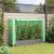 Strat înălțat cu husă de seră, aspect ratan, 160x40x123 cm GartenMobel Dekor