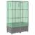 Strat înălțat cu husă de seră, aspect ratan, 80x40x138 cm GartenMobel Dekor